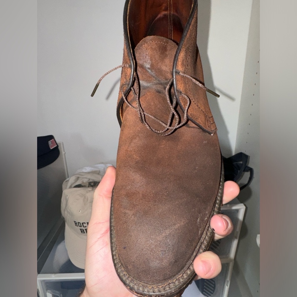 Alden Roughout Suede Desert Boots for J Crew